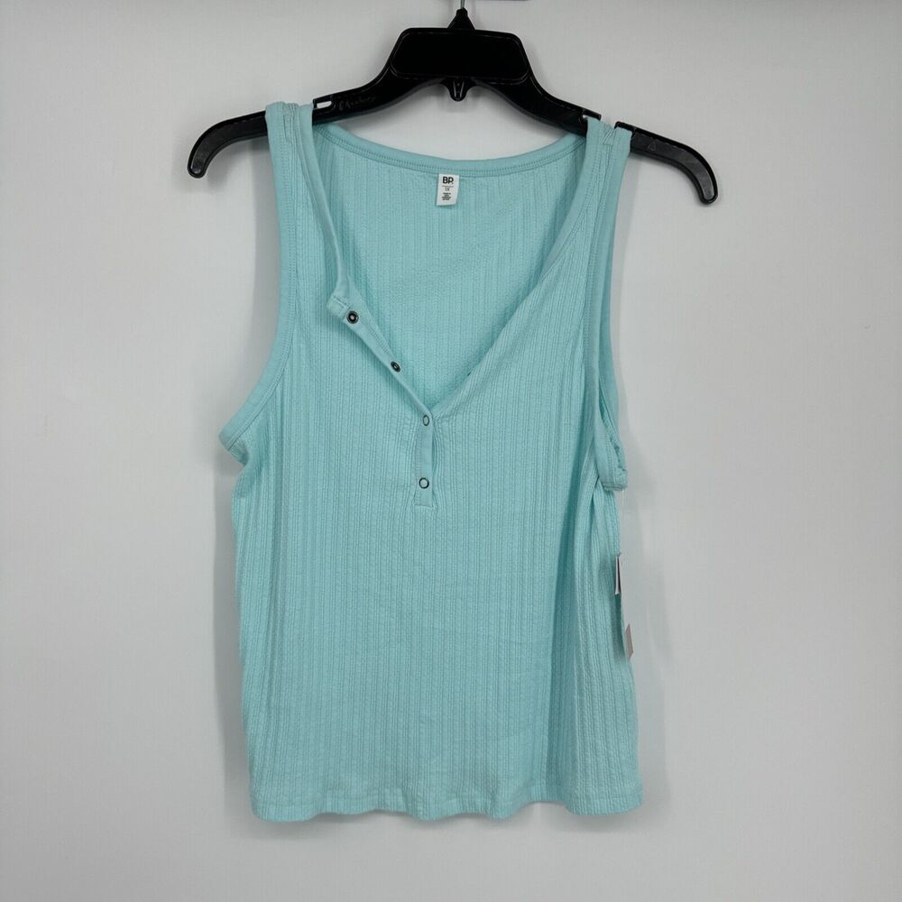 BP Women's Teal Paradise Ribbed Pullover Shirt, NWT Size 1X